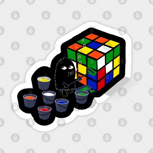 How to Solve a Rubiks Cube Sticker by viograpiks